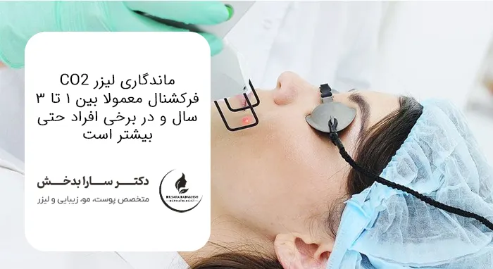 ماندگاری لیزر CO2